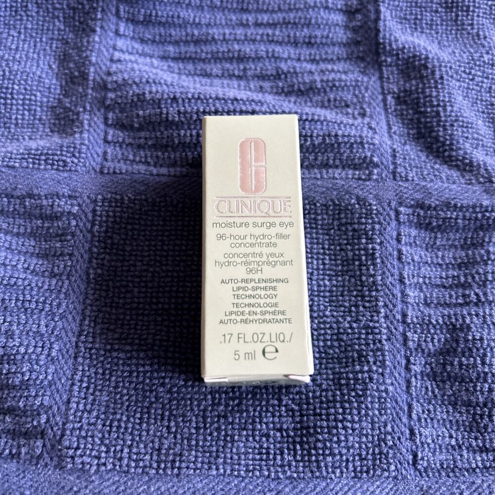 NEW! Clinique Moisture Surge Eye 96-Hour Hydro-Filler Concentrate .17 fl.oz.